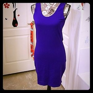 Purple tank dress